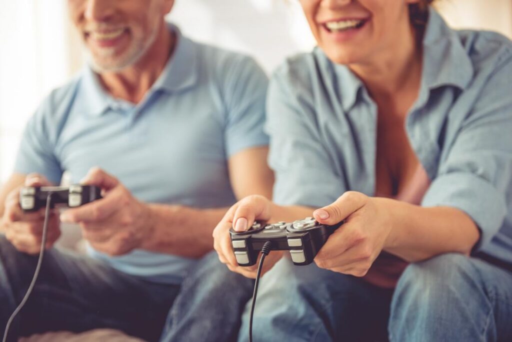 Older-adult-playing-games