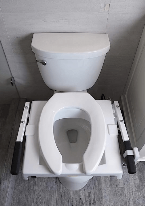 EZ-Access TILT Toilet Incline Lift, Corded Power, Elongated Seat