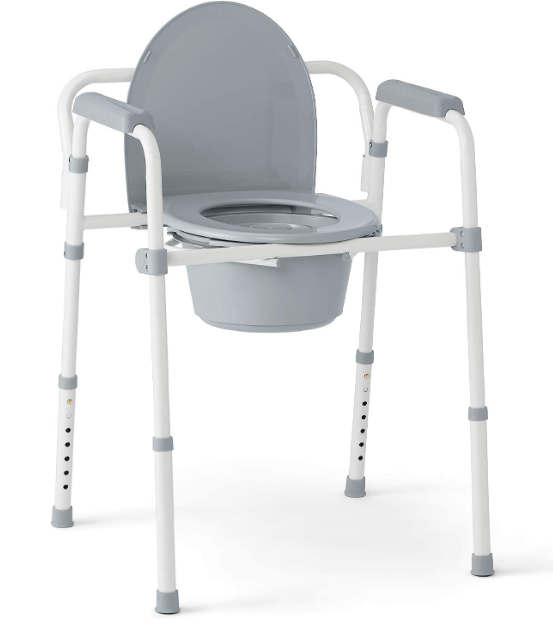 over the toilet commode chair 3 in 1 by medline