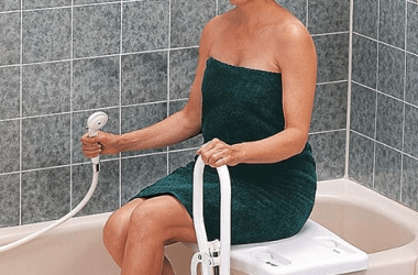 Carex Portable Shower Bench - Shower Bath Seat